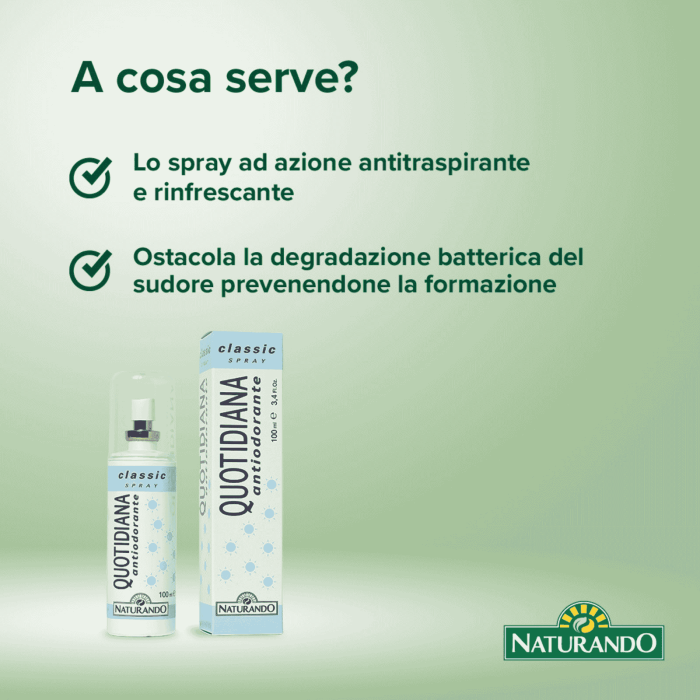 Naturando Quotidiana Antiodorante Classic Spray 100 ml