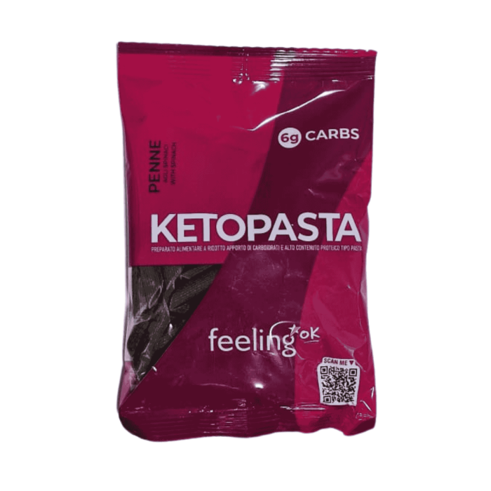 Feeling OK Keto Pasta Penne Penne agli Spinaci 50 gr