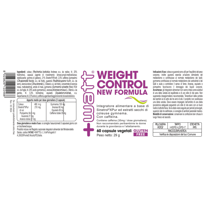 +Watt Weight Control 60 cps