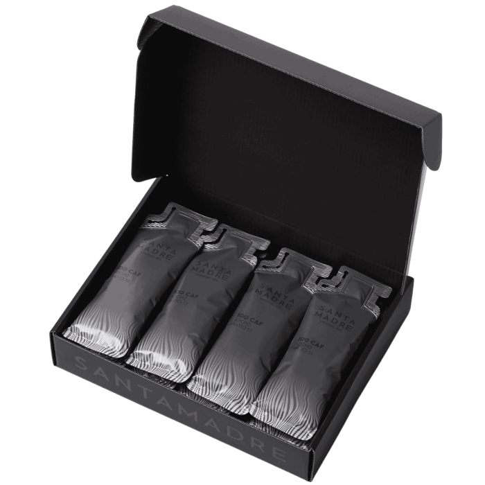 Santamadre Gel Energetico Unusual Gel 45CHO 100 CAF Box 12 X 80 g con Caffeina