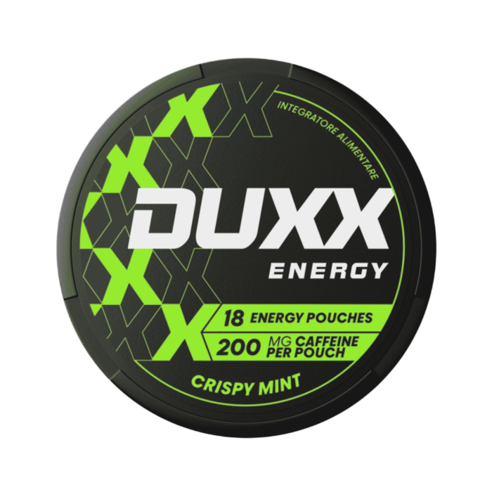 Black Focus Duxx Energy 200 mg di caffeina 18 pouches