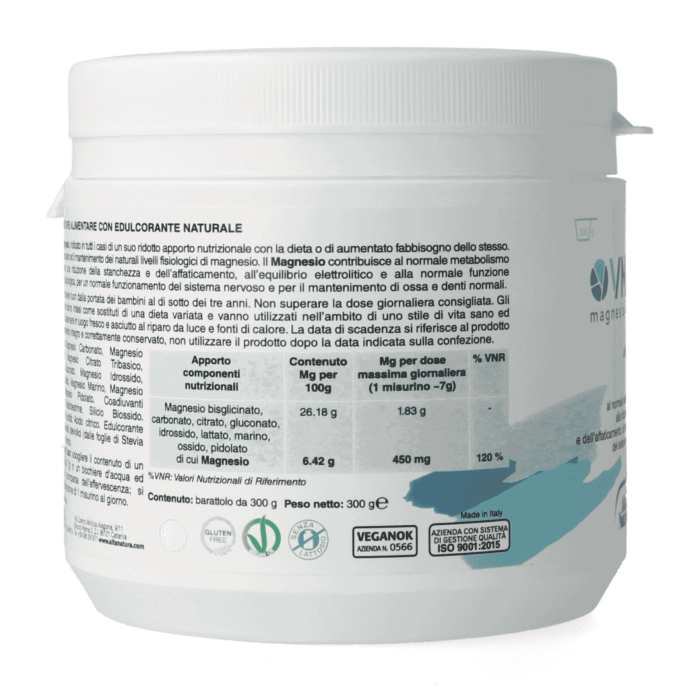 Alta Natura VMAG Magnesio Valente 9 fonti di Magnesio 300 gr