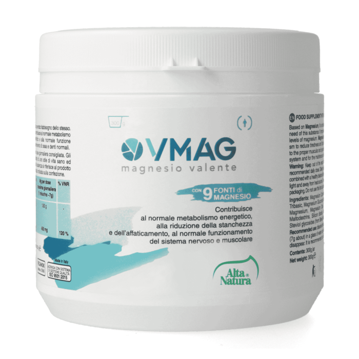Alta Natura VMAG Magnesio Valente 9 fonti di Magnesio 300 gr