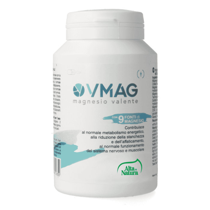 Alta Natura VMAG Magnesio Valente 9 fonti di Magnesio 60 cpr