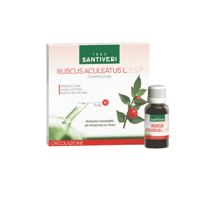Santiveri Ruscus Aculeatus E.S. 10 Fiale