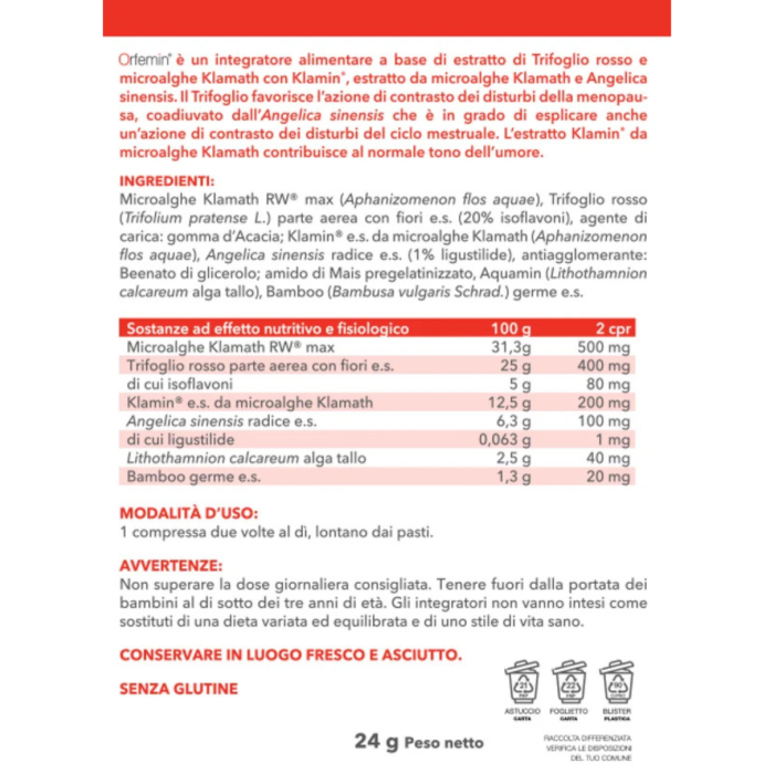 Nutrigea Orfemin 30 cpr