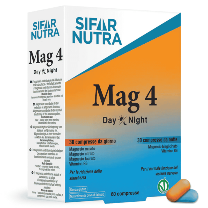 Sifar Nutra Mag 4 Day Night 60 cpr