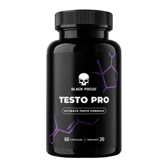 Black Focus Black Testo Pro Ultimate Testo Formula 60 cps
