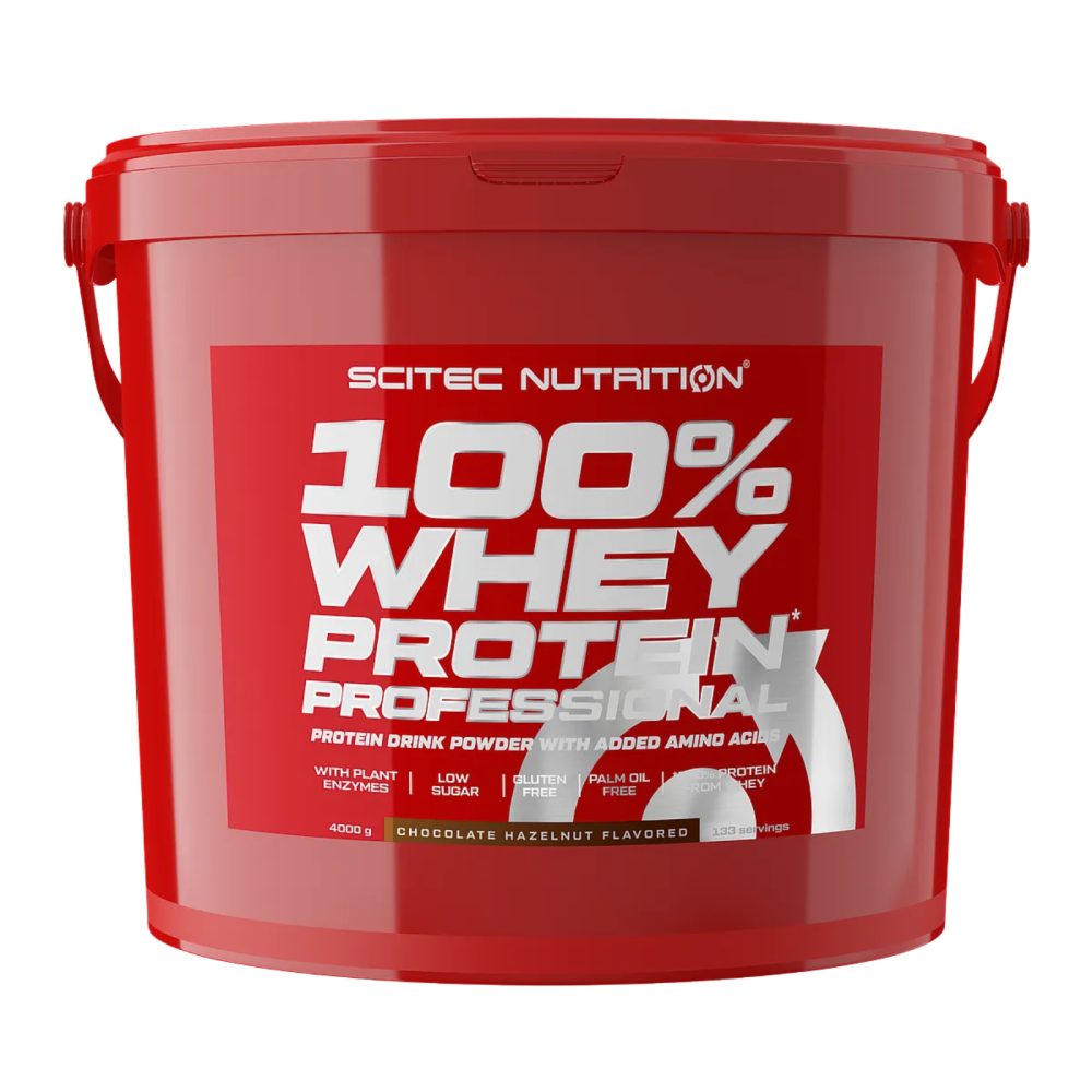 Scitec Nutrition 100% Whey Protein Professional 4000 gr 4 kg Proteine del siero del Latte