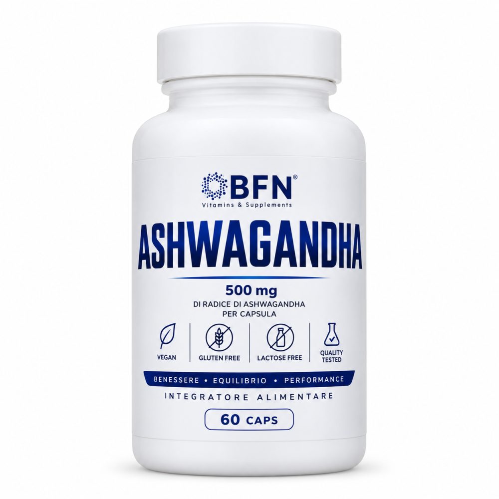 BFN Vitamins & Supplements Ashwagandha 500 mg 60 cps