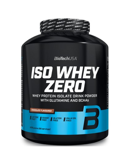 Biotech Usa Iso Whey Zero Black 2270 gr Proteine Siero Latte Isolate Gluten Free senza Lattosio Vari Gusti