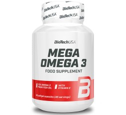 Biotech Usa Omega 3 90 perle Olio di Pesce Epa Dha con Vitamina E