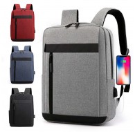 Zaino Uomo Donna Impermeabile Porta PC Viaggio Scuola Con Presa Ricarica USB