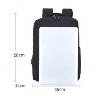 Zaino Uomo Donna Impermeabile Porta PC Viaggio Scuola Con Presa Ricarica USB