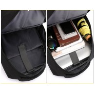 Zaino Uomo Donna Impermeabile Porta PC Viaggio Scuola Con Presa Ricarica USB