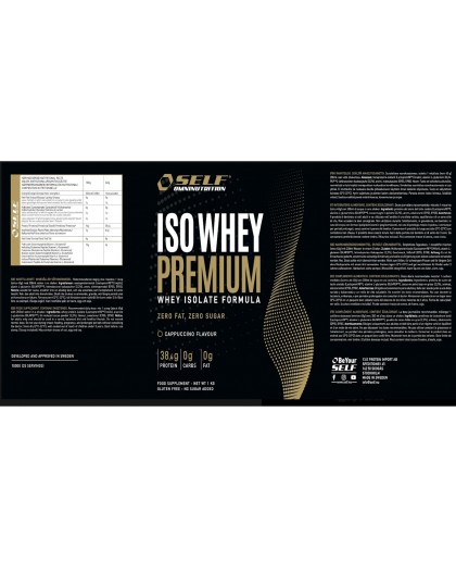 Self Iso Whey Premium 1 kg Proteine Isolate Zero Grassi e Zuccheri