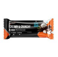 EthicSport Creamy & Crunchy High Protein Bar Barrette Proteiche 32% Box 24 pz Gusto Cacao Nocciola