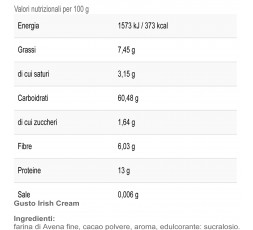 Daily Life Oatmeal farina d'avena 1 kg gusto Cioccolato