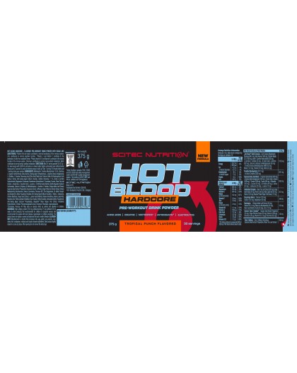 Scitec Nutrition Hot Blood 3.0 Pre-Workout 25 bustine