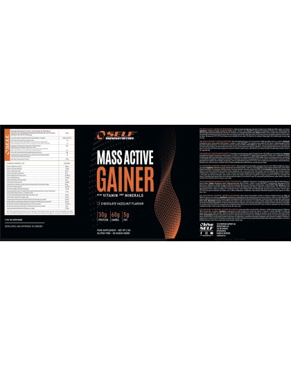Self Omninutrition Mass Acitve Gainer 2 kg Vari Gusti