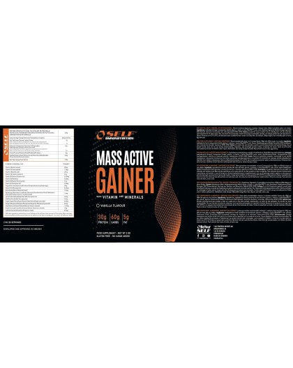 Self Omninutrition Mass Acitve Gainer 2 kg Vari Gusti