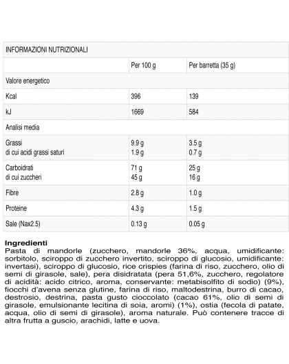 Etich Sport  Energy Barrette di Carboidrati Box 25 x 35 gr