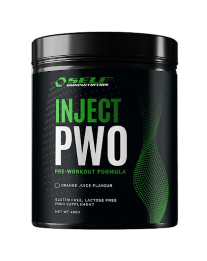 Self Inject 400 gr Pre Workout con Citrullina, Arginina AAKG, Beta alanina e caffeina