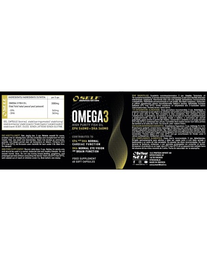 Self Omninutriton Omega 3 60 cps EPA+DHA