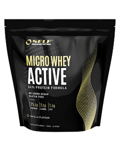 Self Micro Whey Active 2 Kg Proteine del sireo Latte Isoalte VB 104 Gusto vaniglia