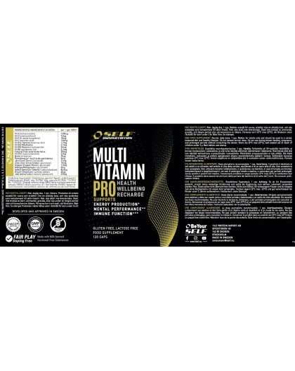 Self Omninutrition Multivitamin 120 cps Multivitaminico