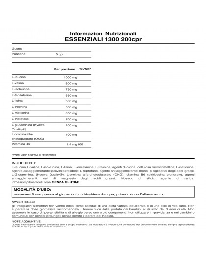 WHY Sport Essenziali 1300 con OKG  e Glutammina 200 cpr