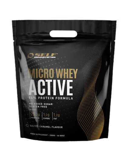 Self Micro Whey Active 2 Kg Proteine del sireo Latte Isoalte VB 104 Gusto vaniglia