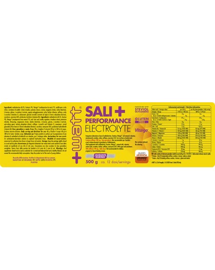 +Watt Sali+ Performance Electrolyte 500 gr
