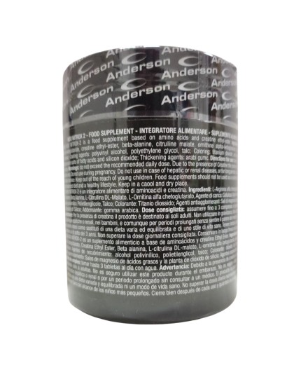 Anderson NOX Nitrox-2100 cpr Citrullina Arginina Preworkout Tonico Benessere