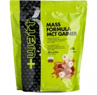 +Watt Mass Formula 907 gr. gainer di Proteine+BCAA+Creatina+Taurina+Glutammina