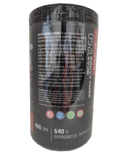 Net Integratori Bcaa Zero Carbs 125 cpr