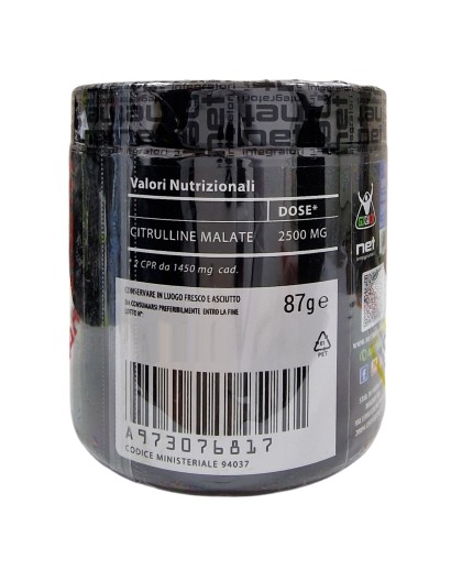 Net Integratori Anti Fatica Citrulline Malate 1250 60 cpr