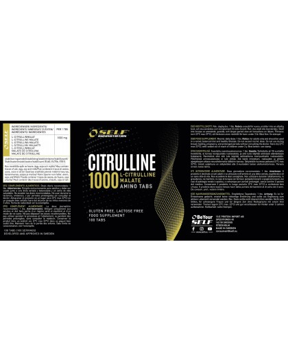 Self Citrulline 1000 L-Citrulline Malate 100 cpr