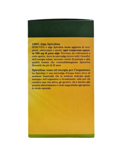 Bioearth Spiruviva Spirulina 540 cpr