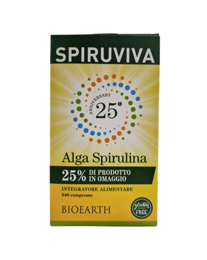 Bioearth Spiruviva Spirulina 540 cpr