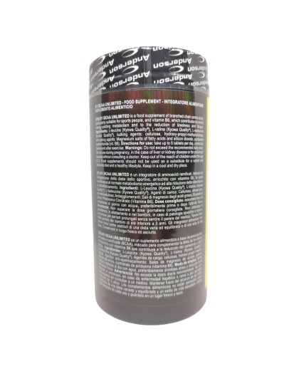 Anderson 8:1:1 Bcaa Unlimited + Vit B6 Kyowa  200 cpr