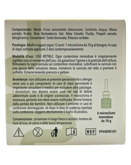 Nova Argentia Puntuale Microclismi con propolax 6 pz