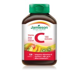 Jamieson Vitamina C 1000 mg 120 cpr Masticabile Tropicale