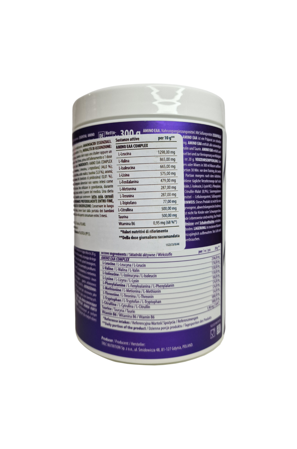 Trec Nutrition Amino Eaa 300 gr Gusto Cola