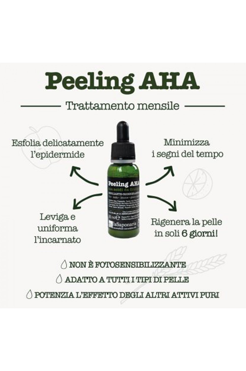 La Saponaria Peeling AHA 30 ml