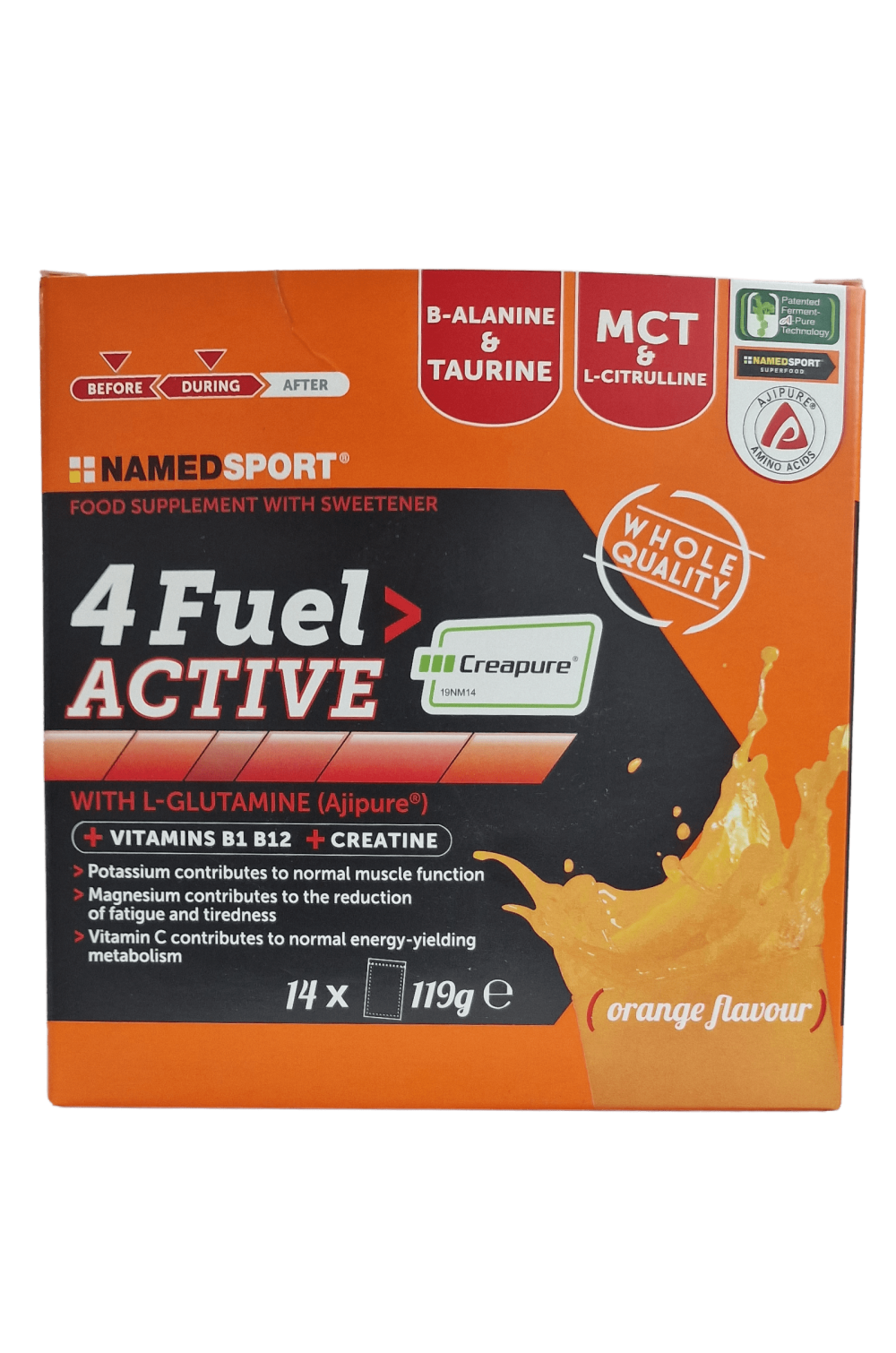 Named Sport 4 Fuel Active 14 Bustine da 8,5 gr