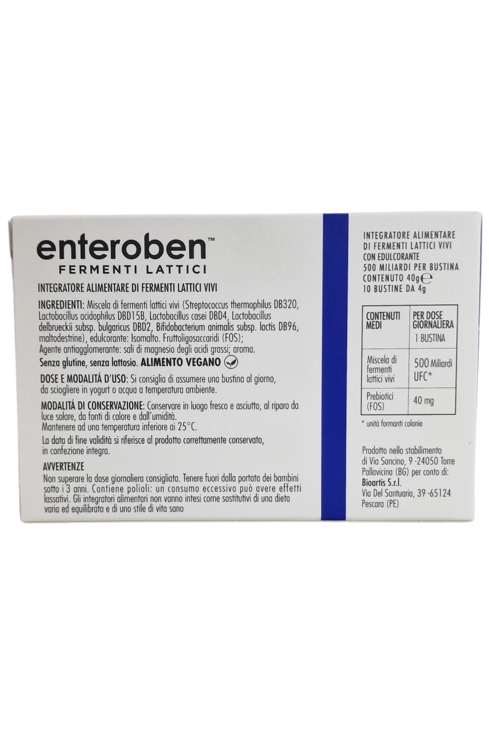 Entroben Fermenti Lattici 500 mld 10 bustine - Compralosubito24.it