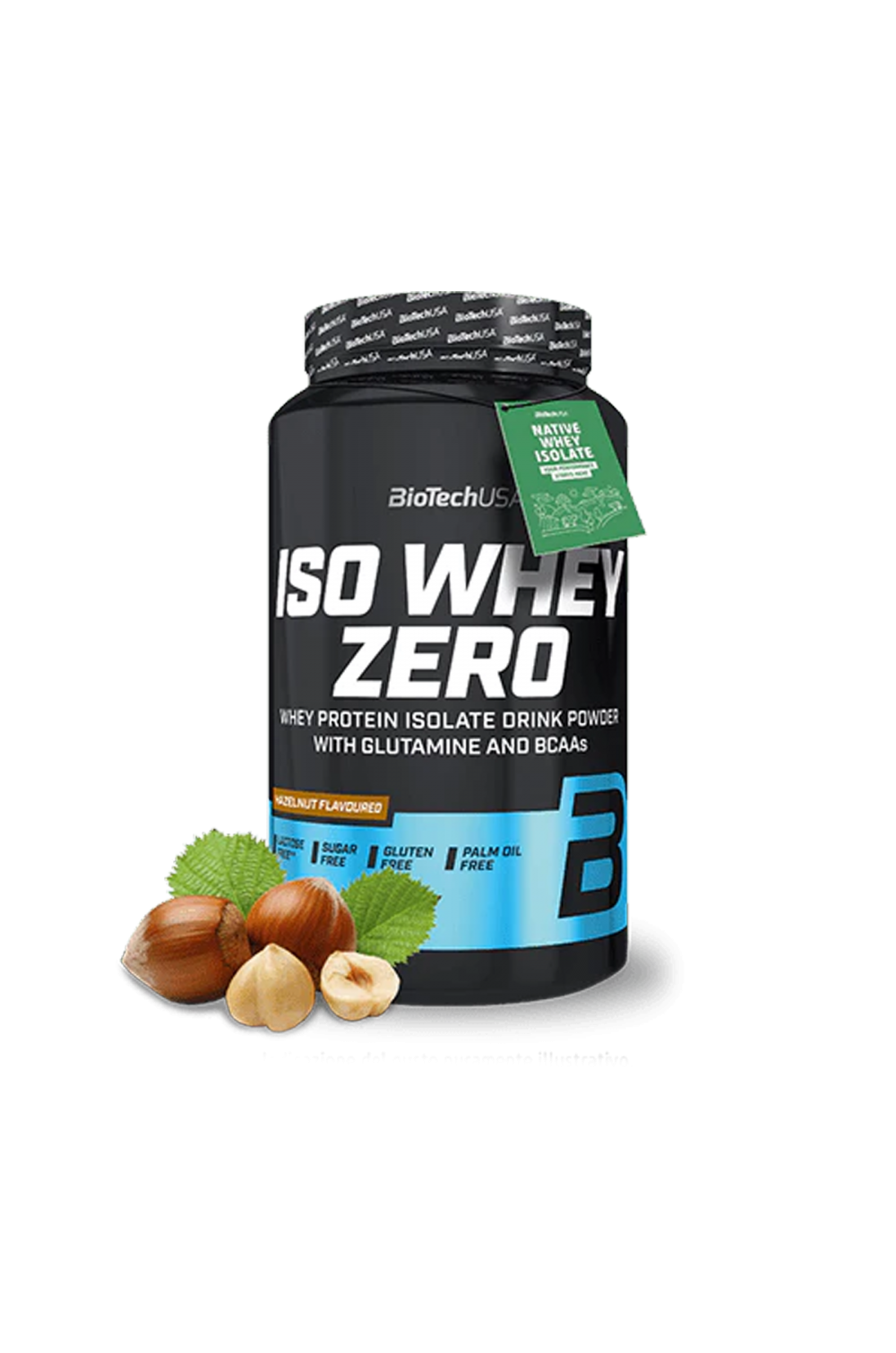 Biotech Usa Iso Whey Zero 908 gr Proteine Siero Latte Isolate Gluten Free Lactose Reduced