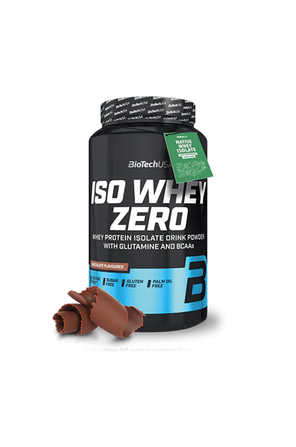 Biotech Usa Iso Whey Zero 908 gr Proteine Siero Latte Isolate Gluten Free Lactose Reduced