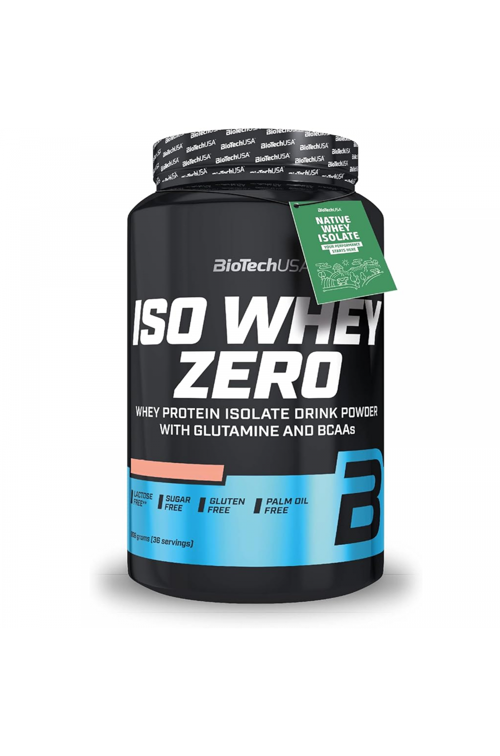 Biotech Usa Iso Whey Zero 908 gr Proteine Siero Latte Isolate Gluten Free Lactose Reduced